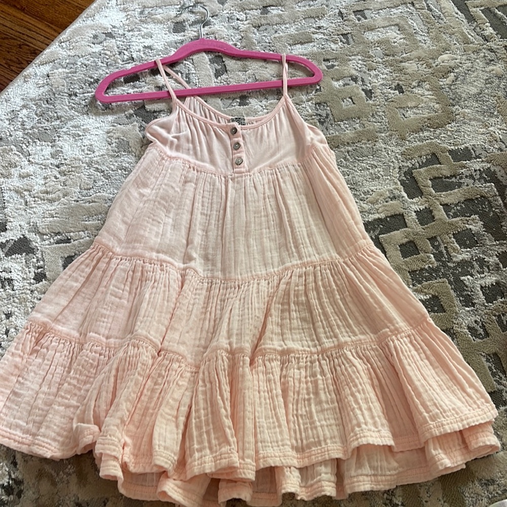 Bon Bon girls size 6 pink cotton dress.